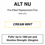 Alt Nu - Replacement Pods - 2% & 2.85% Nicotine - 2 Pods Per Pack - Image 14