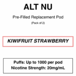Alt Nu - Replacement Pods - 2% & 2.85% Nicotine - 2 Pods Per Pack - Image 12
