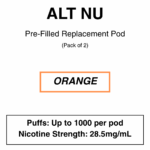 Alt Nu - Replacement Pods - 2% & 2.85% Nicotine - 2 Pods Per Pack - Image 26