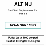 Alt Nu - Replacement Pods - 2% & 2.85% Nicotine - 2 Pods Per Pack - Image 20