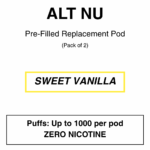 Alt Nu - Replacement Pods - 2% & 2.85% Nicotine - 2 Pods Per Pack - Image 3