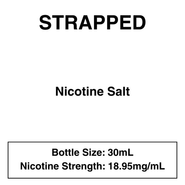 Strapped Reloaded - Nicotine Salt - 30ml - Image 1