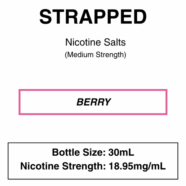 Strapped Reloaded - Nicotine Salt - 30ml - Image 3
