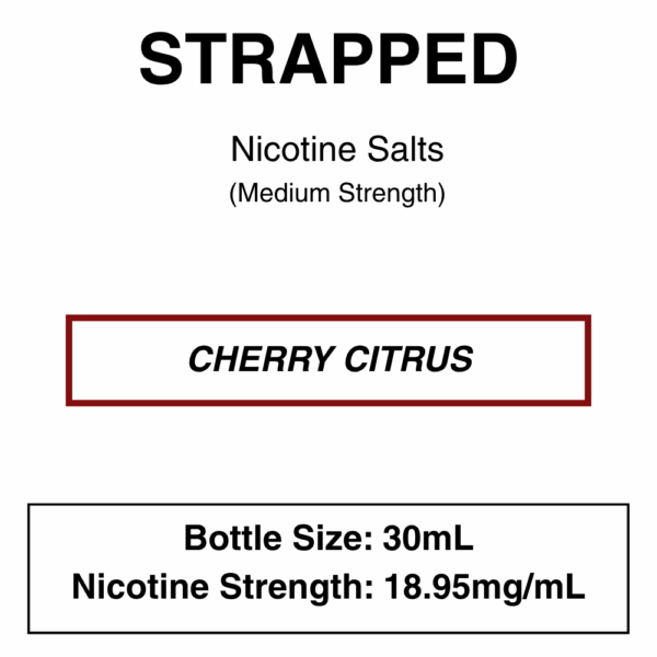 Strapped Reloaded - Nicotine Salt - 30ml - Image 5