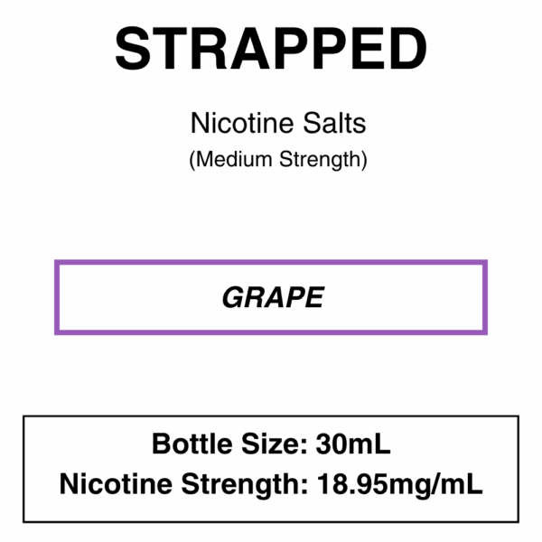 Strapped Reloaded - Nicotine Salt - 30ml - Image 6