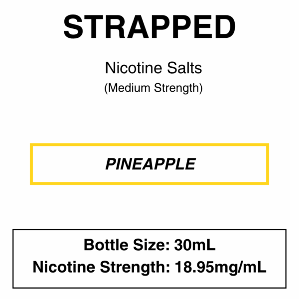 Strapped Reloaded - Nicotine Salt - 30ml - Image 7