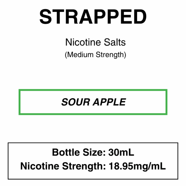 Strapped Reloaded - Nicotine Salt - 30ml - Image 8