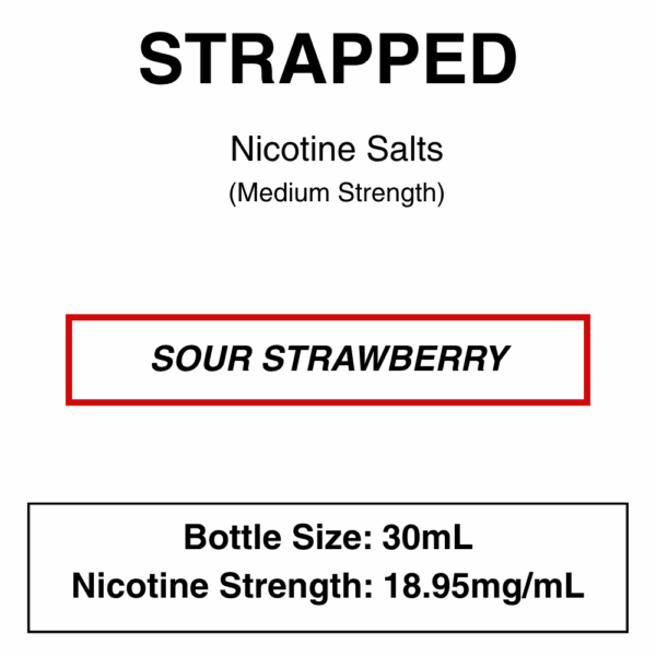 Strapped Reloaded - Nicotine Salt - 30ml - Image 9