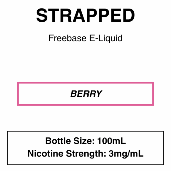 Strapped Reloaded - 70/30 - 100ml - 3mg - Image 4