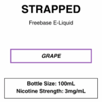 Strapped Reloaded - 70/30 - 100ml - 3mg - Image 7