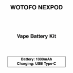 Wotofo - Nexpod - Battery Kit - 1000mAh - Rechargeable Type-C USB
