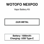 Wotofo - Nexpod - Battery Kit - 1000mAh - Rechargeable Type-C USB - Image 4