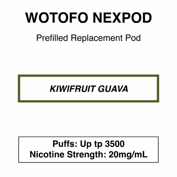 Wotofo-nexPOD Stick-Replacement Pod-3500 Puffs-20mg/ml Nicotine - Image 5