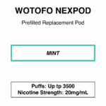 Wotofo-nexPOD Stick-Replacement Pod-3500 Puffs-20mg/ml Nicotine - Image 18