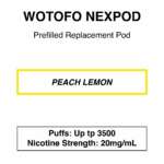 Wotofo-nexPOD Stick-Replacement Pod-3500 Puffs-20mg/ml Nicotine - Image 14