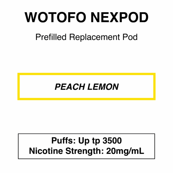 Wotofo-nexPOD Stick-Replacement Pod-3500 Puffs-20mg/ml Nicotine - Image 14