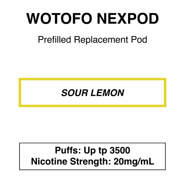 Wotofo-nexPOD Stick-Replacement Pod-3500 Puffs-20mg/ml Nicotine - Image 12