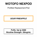 Wotofo-nexPOD Stick-Replacement Pod-3500 Puffs-20mg/ml Nicotine - Image 11