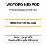 Wotofo-nexPOD Stick-Replacement Pod-3500 Puffs-20mg/ml Nicotine - Image 10