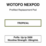Wotofo-nexPOD Stick-Replacement Pod-3500 Puffs-20mg/ml Nicotine - Image 8