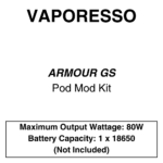 Vaporesso - Armour GS - Pod Mod Kit
