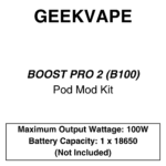 GEEKVAPE - B100 (AEGIS BOOST PRO 2) STARTER KIT