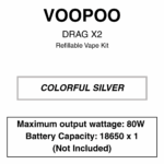 Voopoo - Drag X2 - Pod Mod Kit - 5ml - Compatible with PnP X Coils - Image 8