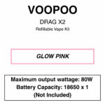 Voopoo - Drag X2 - Pod Mod Kit - 5ml - Compatible with PnP X Coils - Image 7