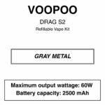 Voopoo - Drag S2 - Pod Mod - 5ml - Compatible with PnP X Coils - Image 7