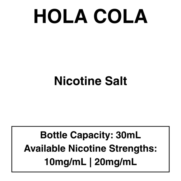 Hola Cola | Nicsalt 30ml 10mg/ 20Mg - Image 1