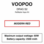 Voopoo - Drag S2 - Pod Mod - 5ml - Compatible with PnP X Coils - Image 6
