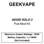 Geekvape - Aegis Solo III - Kit - 100W