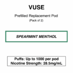Vuse - eLiquids - Spearmint Menthol - 1.6%(18mg/ml) / 2.5%(28.5mg/ml) - Image 3