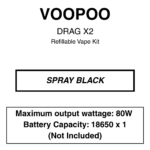 Voopoo - Drag X2 - Pod Mod Kit - 5ml - Compatible with PnP X Coils - Image 2