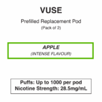 Vuse - eLiquids - Apple Sour - 2.5% (28.5mg) - Image 2