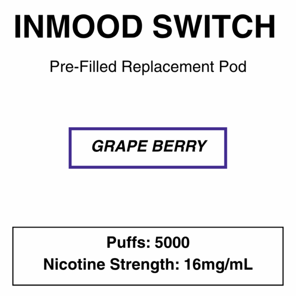 Inmood Switch Vape Replacement Nicotine Pod - 5000 Puffs - Image 4