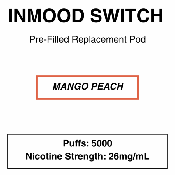 Inmood Switch Vape Replacement Nicotine Pod - 5000 Puffs - Image 3