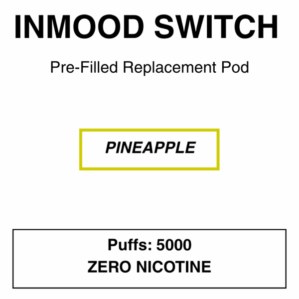 Inmood Switch Pod System/Disposable Vape Replacement Pod - 5000 Puffs - 0% (No Nicotine) - Image 7