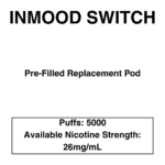 Inmood Switch - Custard Range - Replacement Pod - 5000 Puffs