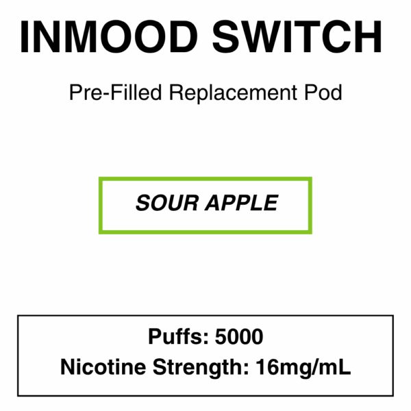 Inmood Switch Vape Replacement Nicotine Pod - 5000 Puffs - Image 13