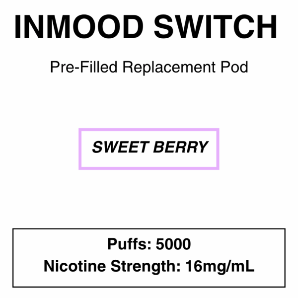 Inmood Switch Vape Replacement Nicotine Pod - 5000 Puffs - Image 11