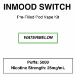 Inmood Switch Pod Vape Kit with reusable battery - 5000 Puffs -  with changeable pod option|Child Lock|Removable Battery - Image 6