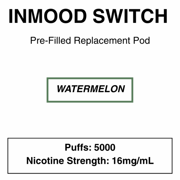 Inmood Switch Vape Replacement Nicotine Pod - 5000 Puffs - Image 10