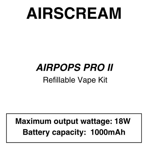 AIRSCREAM AirsPops Pro II - Image 1
