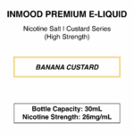 Inmood Premium E-Liquid - Custard Range - 16mg/26mg Nicotine - 30ml - Image 3