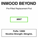 Inmood Beyond Closed Pod Vape - Replacement Pods - up to 12000 Puffs - 26mg/ml Nicotine - Image 19