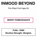 Inmood Beyond Closed Pod Vape Kit with reusable battery - up to 12000 Puffs - 26mg/ml Nicotine changeable pod-Kit - Image 16
