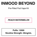 Inmood Beyond Closed Pod Vape Kit with reusable battery - up to 12000 Puffs - 26mg/ml Nicotine changeable pod-Kit - Image 11