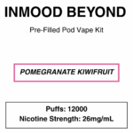 Inmood Beyond Closed Pod Vape Kit with reusable battery - up to 12000 Puffs - 26mg/ml Nicotine changeable pod-Kit - Image 8