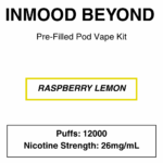Inmood Beyond Closed Pod Vape Kit with reusable battery - up to 12000 Puffs - 26mg/ml Nicotine changeable pod-Kit - Image 9